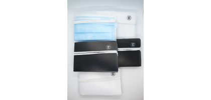 Box Bianco da 5 porta mascherine in diversi Set
